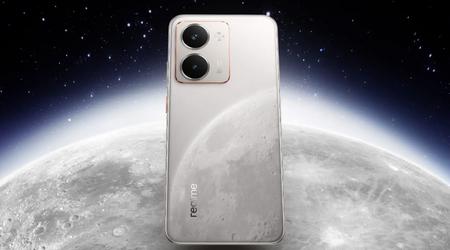 Realme P3 Ultra får et unikt design med månens overflade